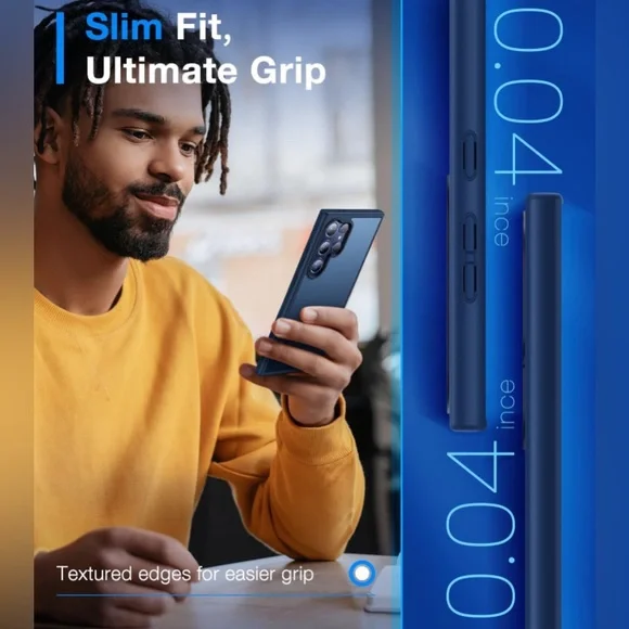 New Meifigno Designed for Samsung Galaxy S22 Ultra Case 6.8", [Military Grade - Picture 5 of 8